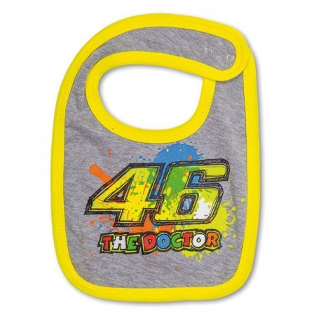 Bavoir VR46 gris