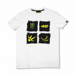 T-shirt Monster VR46 blanc