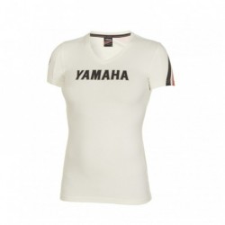 T-Shirt Yamaha Revs blanc femme