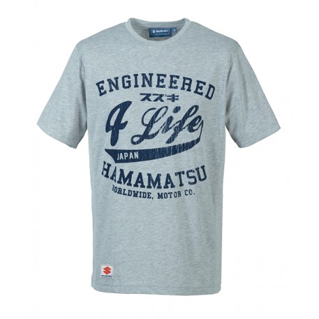 T shirt engineered gris