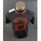 T shirt aprilia manche courte noir