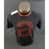 T shirt aprilia manche courte noir