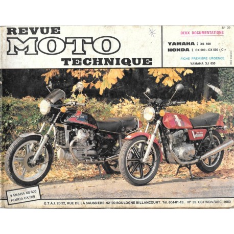 REVUE MOTO TECHNIQUE N°39