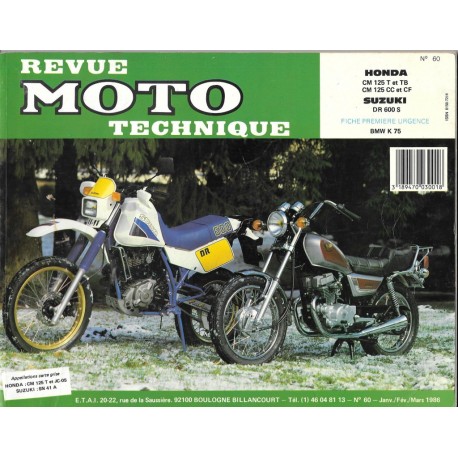 REVUE MOTO TECHNIQUE N°60