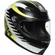 Casque intégral AGV K6-SV Rapid 46 Matt Black Yellow