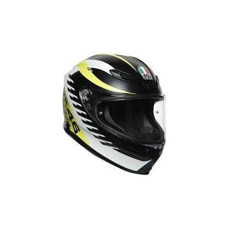 Casque intégral AGV K6-SV Rapid 46 Matt Black Yellow