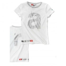 T-shirt logo femme blanc Aprilia